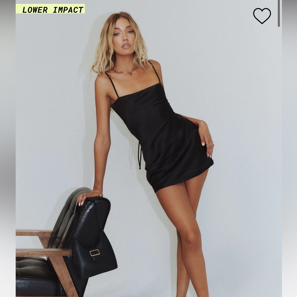 Princess Polly Black Slip Dress